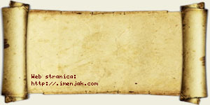 Julijana Isailović vizit kartica